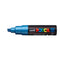 Uni Posca Marker 8.0mm Bold Chisel Metallic Blue PC-8K - Office Connect 2018