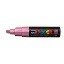 Uni Posca Marker 8.0mm Bold Chisel Metallic Pink PC-8K - Office Connect 2018