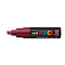 Uni Posca Marker 8.0mm Bold Chisel Red Wine PC-8K - Office Connect 2018