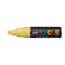 Uni Posca Marker 8.0mm Bold Chisel Straw Yellow PC-8K - Office Connect 2018