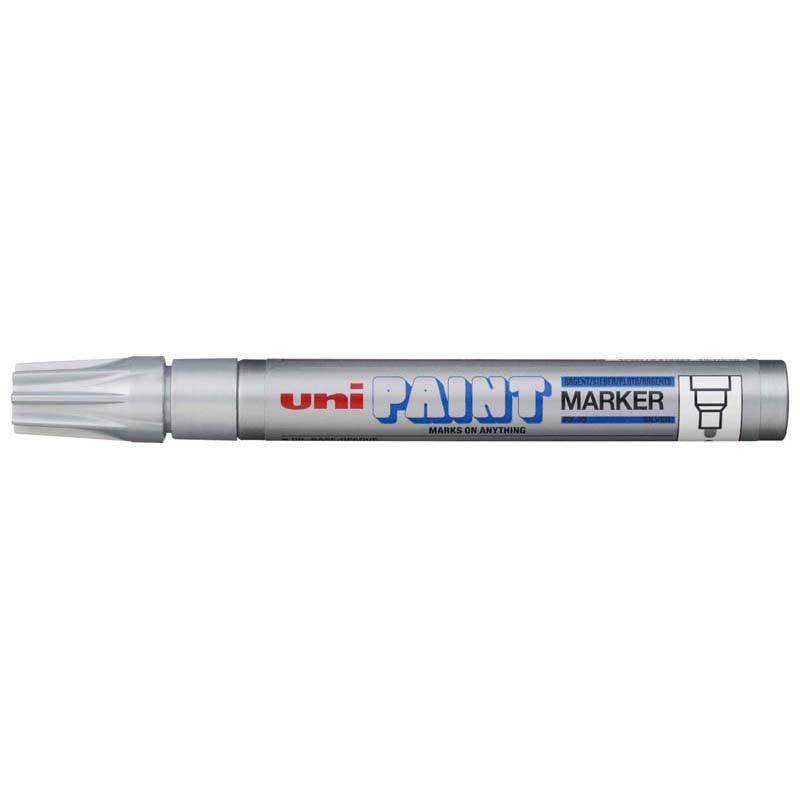 Uni Paint Marker 2.8mm Bullet Tip Silver PX-20 - Office Connect 2018