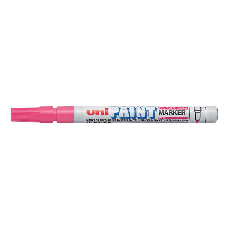 Uni Paint Marker 1.2mm Bullet Tip Pink PX-21 - Office Connect 2018