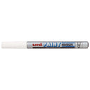 Uni Paint Marker 0.8mm Bullet Tip Silver PX-203 - Office Connect 2018