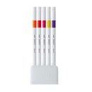 Uni Emott Everfine Fineliners 0.4mm No.2 Assorted 5 Pack - Office Connect 2018