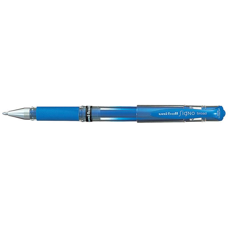 Uni-ball Signo Broad 1.0mm Capped Metallic Blue UM-153 - Office Connect 2018