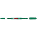 Uni Prockey Marker Dual Tip 0.4/0.9mm Green PM-120 - Office Connect 2018