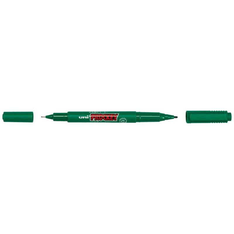 Uni Prockey Marker Dual Tip 0.4/0.9mm Green PM-120 - Office Connect 2018