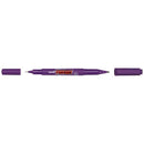 Uni Prockey Marker Dual Tip 0.4/0.9mm Violet PM-120 - Office Connect 2018