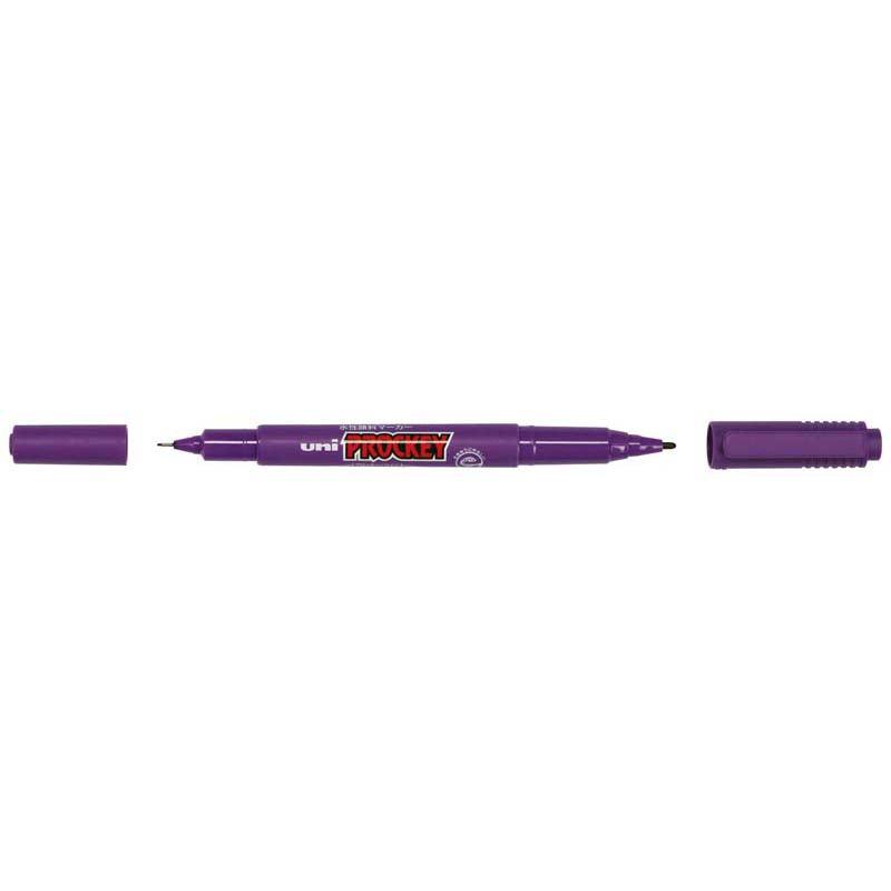 Uni Prockey Marker Dual Tip 0.4/0.9mm Violet PM-120 - Office Connect 2018