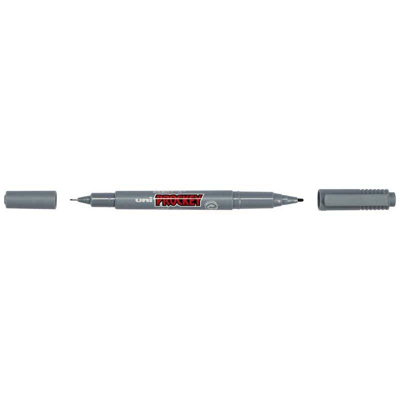 Uni Prockey Marker Dual Tip 0.4/0.9mm Grey PM-120 - Office Connect 2018