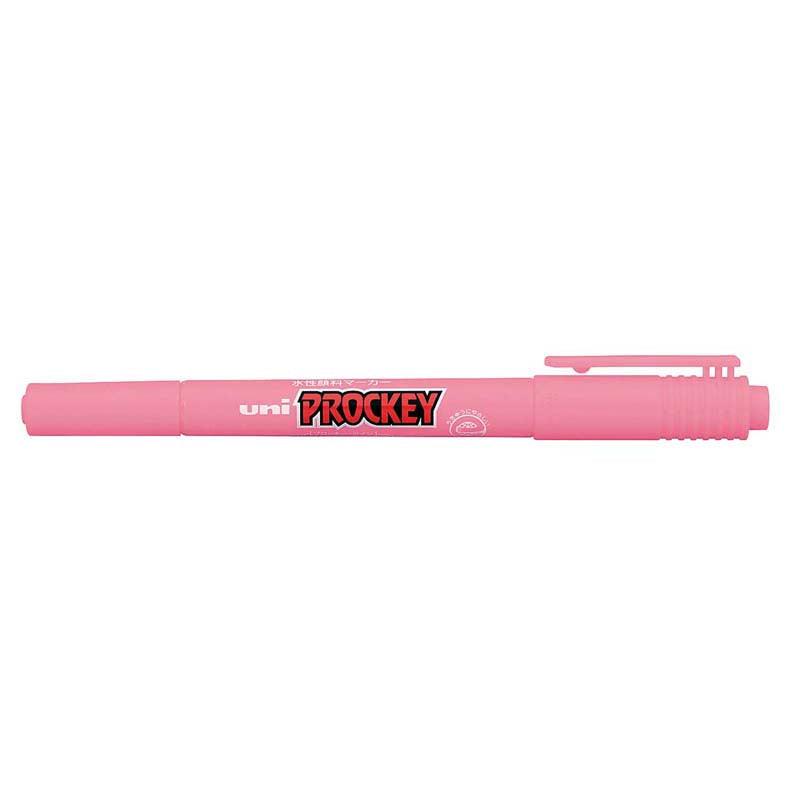 Uni Prockey Marker Dual Tip 0.4/0.9mm Pink PM-120 - Office Connect 2018