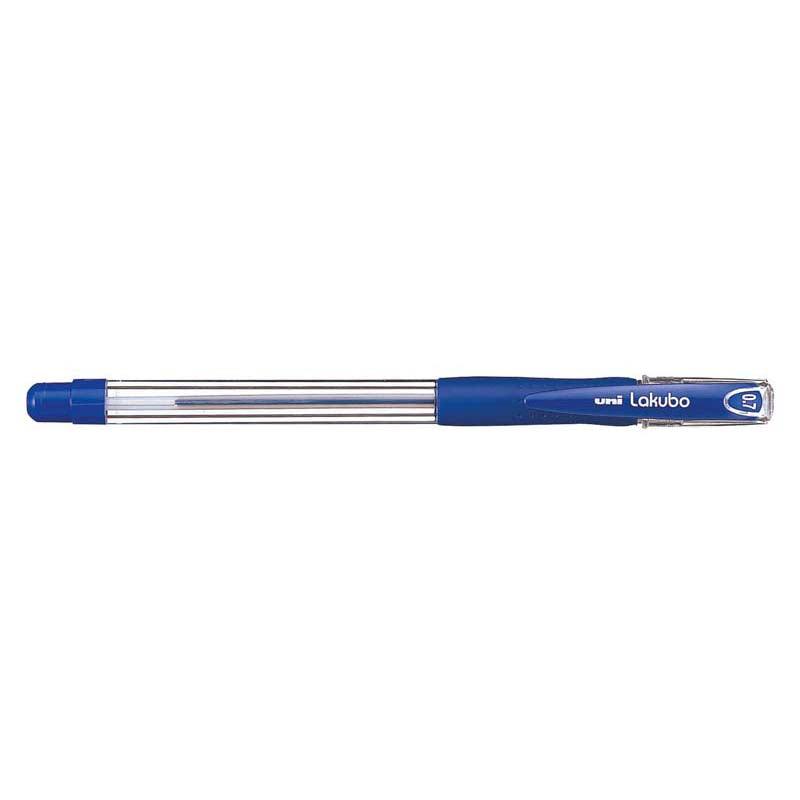 Uni Lakubo Capped Ballpoint 0.7mm Blue SG-100 - Office Connect 2018