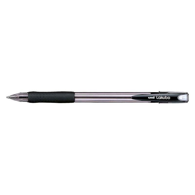 Uni Lakubo Capped Ballpoint 1.0mm Black SG-100 - Office Connect 2018