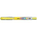 Uni Promark Highlighter 4.0mm Chisel Yellow USP-105 - Office Connect 2018