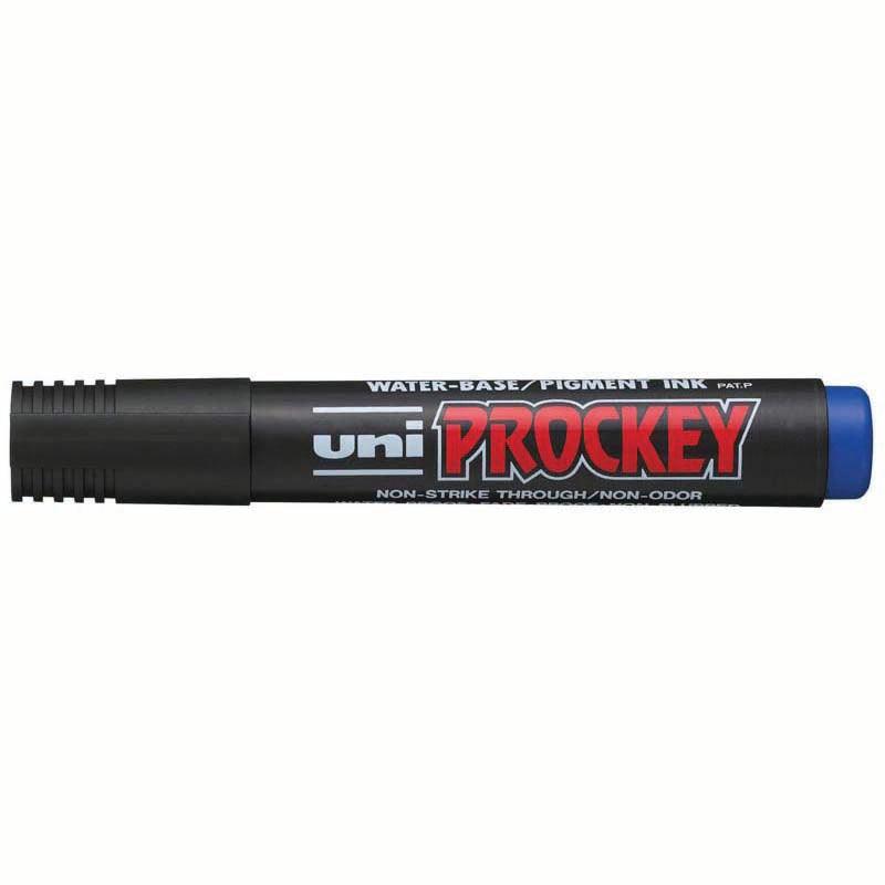 Uni Prockey Marker 1.2mm Bullet Tip Blue PM-122 - Office Connect 2018