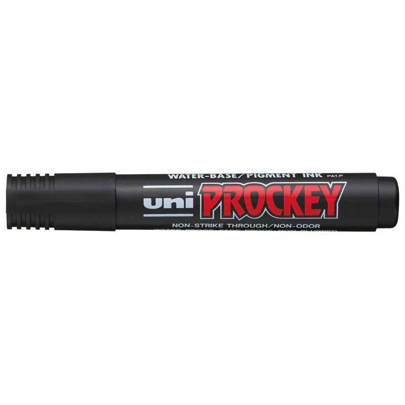 Uni Prockey Marker 5.7mm Chisel Tip Black PM-126 - Office Connect 2018