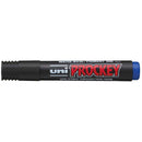 Uni Prockey Marker 5.7mm Chisel Tip Blue PM-126 - Office Connect 2018