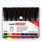 Uni Prockey Marker 5.7mm Chisel Tip 8 Pack Asstd PM-126 - Office Connect 2018