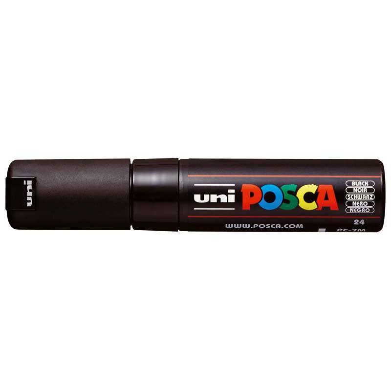 Uni Posca Marker 4.5-5.5mm Bold Bullet Black PC-7M - Office Connect 2018