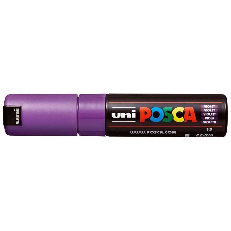 Uni Posca Marker 4.5-5.5mm Bold Bullet Violet PC-7M - Office Connect 2018