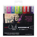 Uni Chalk Marker 1.8-2.5mm Bullet Tip 8 Piece Asstd PWE-5M