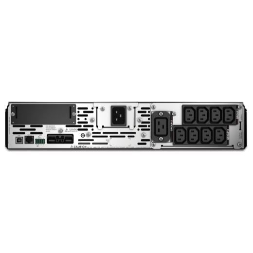 APC Smart-UPS 3000VA (2700W) 2U Rack/Tower. 200V-240V Input/Output. 8x IEC C13 Outlets. Internal Battery Backup. LCD Interface. USB Connectivity. Audible Alarm. Rack Mount Kit Included - Office Connect 2018