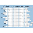 Collins Wallplanner Large 700 X990mm Unlaminated Even Year - Office Connect 2018
