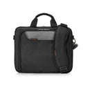 EVERKI Advance ECO Briefcase 13-14" Separate Zippered Accessory Pocket, Front Stash Pocket, Trolley Handle Pass Through Strap, Ergonomic Shoulder Pad. Made with Sustainable Materials! - Office Connect 2018