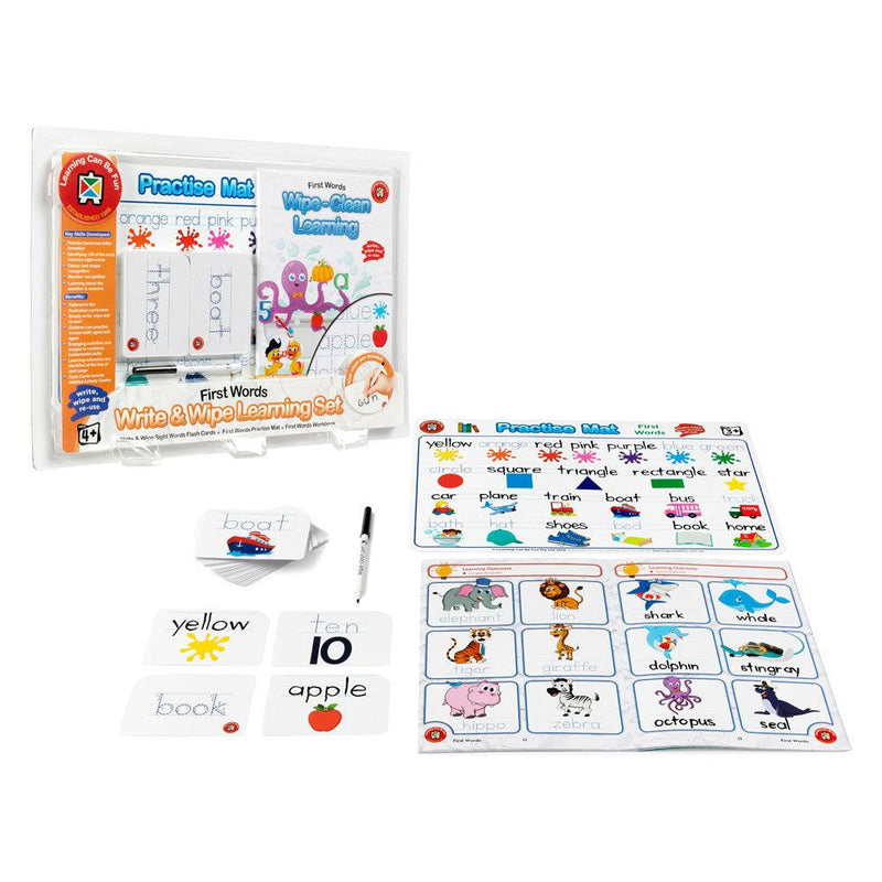 LCBF Write & Wipe Learning Set First Words - Office Connect 2018