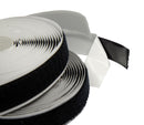 DYNAMIX Self Adhesive Hook & Loop Strap. 5M x 20mm, 1x Female & 1x Male Roll in Pack. Black Colour. - Office Connect 2018