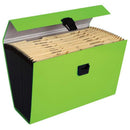 FM File Expanding Vivid Lime Green 19 Pocket - Office Connect 2018
