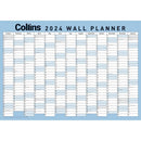 Collins Wallplanner Large 700 X990mm Unlaminated Even Year - Office Connect 2018