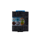 DYNAMIX Cat6A 180 Unshielded Keystone Jack, Dual  IDC. Colour White - Office Connect 2018