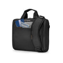 EVERKI Advance ECO Briefcase 13-14" Separate Zippered Accessory Pocket, Front Stash Pocket, Trolley Handle Pass Through Strap, Ergonomic Shoulder Pad. Made with Sustainable Materials! - Office Connect 2018