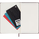 Moleskine Diary 12 Month Weekly + Notes HC Large Burgundy - Office Connect 2018