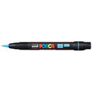 Uni Posca Marker 0.1-10.0mm Brush Tip Light Blue PCF-350 - Office Connect 2018