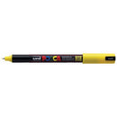 Uni Posca Marker 0.7mm Ultra-Fine Pin Tip Yellow PC-1MR - Office Connect 2018