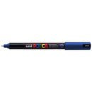 Uni Posca Marker 0.7mm Ultra-Fine Pin Tip Blue PC-1MR - Office Connect 2018