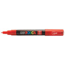 Uni Posca Marker 0.7mm Ultra-Fine Round Tip Red PC-1M - Office Connect 2018