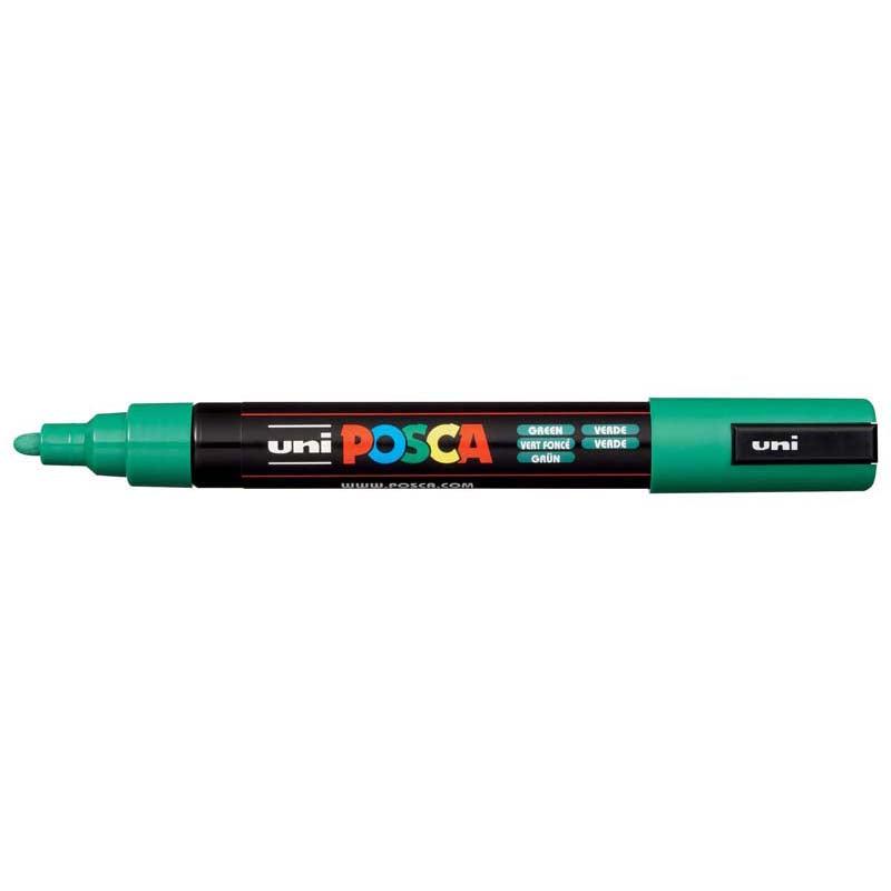 Uni Posca Marker 1.8-2.5mm Med Bullet Green PC-5M - Office Connect 2018