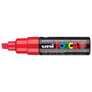 Uni Posca Marker 8.0mm Bold Chisel Red PC-8K - Office Connect 2018