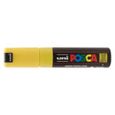 Uni Posca Marker 8.0mm Bold Chisel Yellow PC-8K - Office Connect 2018