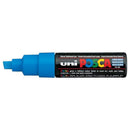 Uni Posca Marker 8.0mm Bold Chisel Light Blue PC-8K - Office Connect 2018