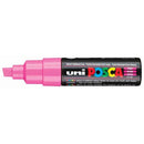 Uni Posca Marker 8.0mm Bold Chisel Pink PC-8K - Office Connect 2018