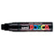 Uni Posca Marker 15.0mm Extra-Broad Chisel Black PC-17K - Office Connect 2018