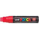 Uni Posca Marker 15.0mm Extra-Broad Chisel Red PC-17K - Office Connect 2018