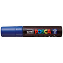 Uni Posca Marker 15.0mm Extra-Broad Chisel Blue PC-17K - Office Connect 2018