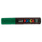 Uni Posca Marker 15.0mm Extra-Broad Chisel Green PC-17K - Office Connect 2018