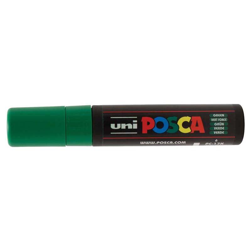 Uni Posca Marker 15.0mm Extra-Broad Chisel Green PC-17K - Office Connect 2018