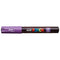 Uni Posca Marker 0.7mm Ultra-Fine Round Tip Violet PC-1M - Office Connect 2018